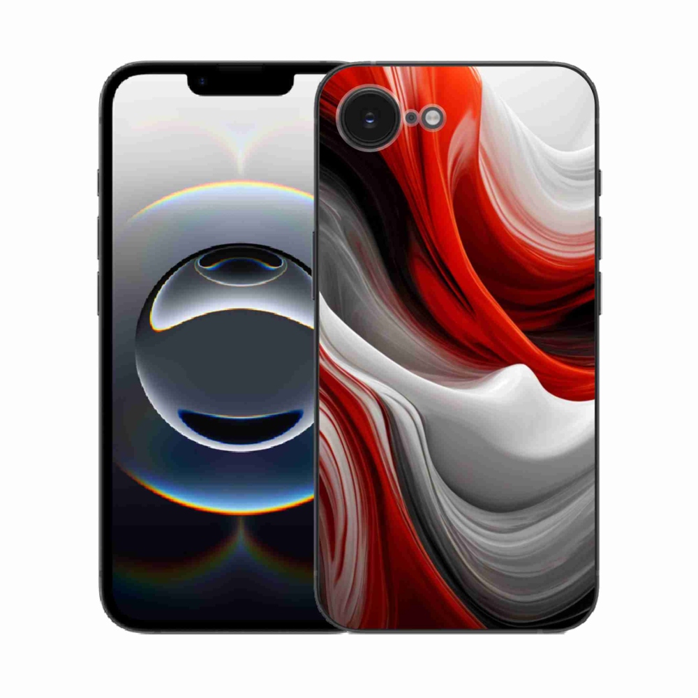 Gélový kryt mmCase na iPhone 16e - abstraktný motív 47