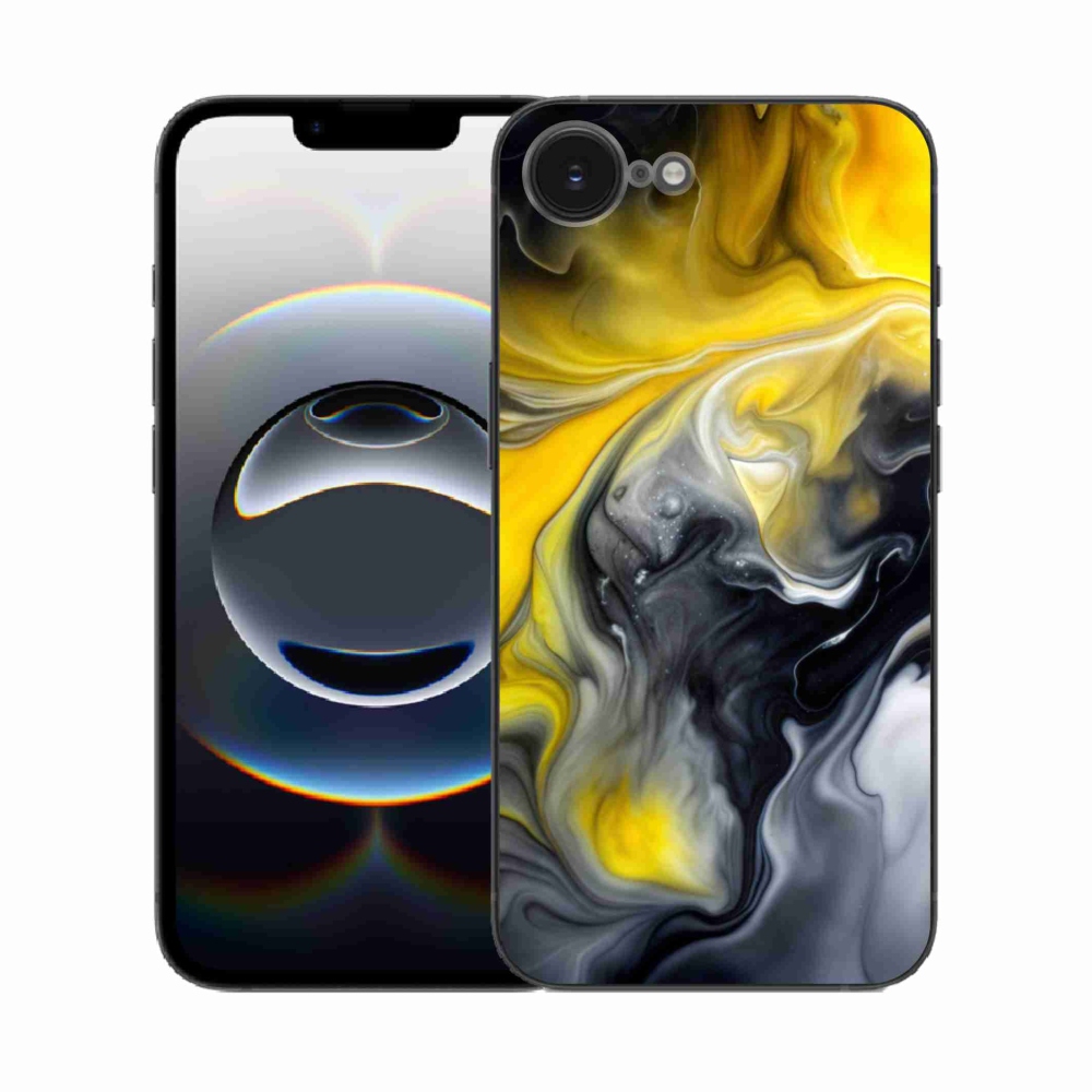 Gélový kryt mmCase na iPhone 16e - abstraktný motív 60