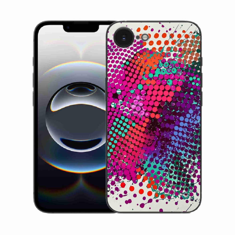 Gélový kryt mmCase na iPhone 16e - abstraktný motív 65