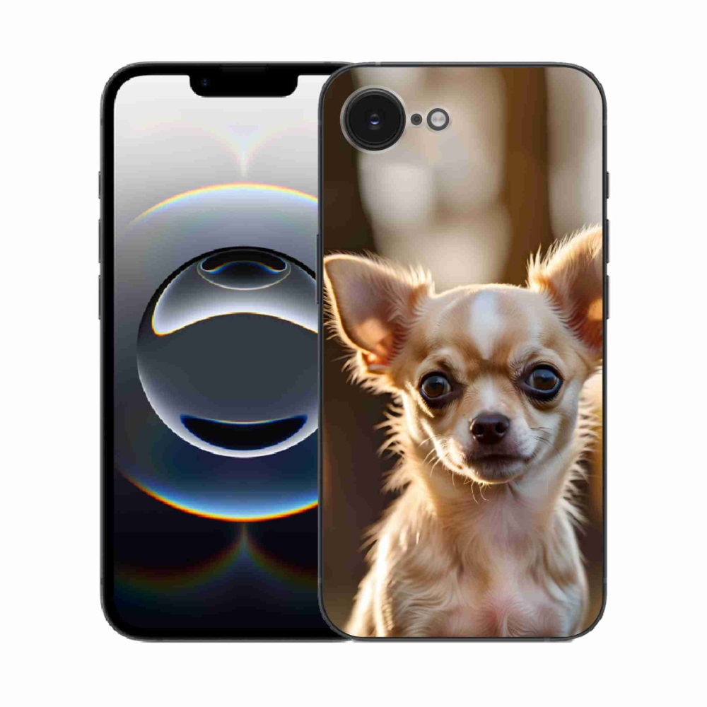 Gélový kryt mmCase na iPhone 16e - čivava 6