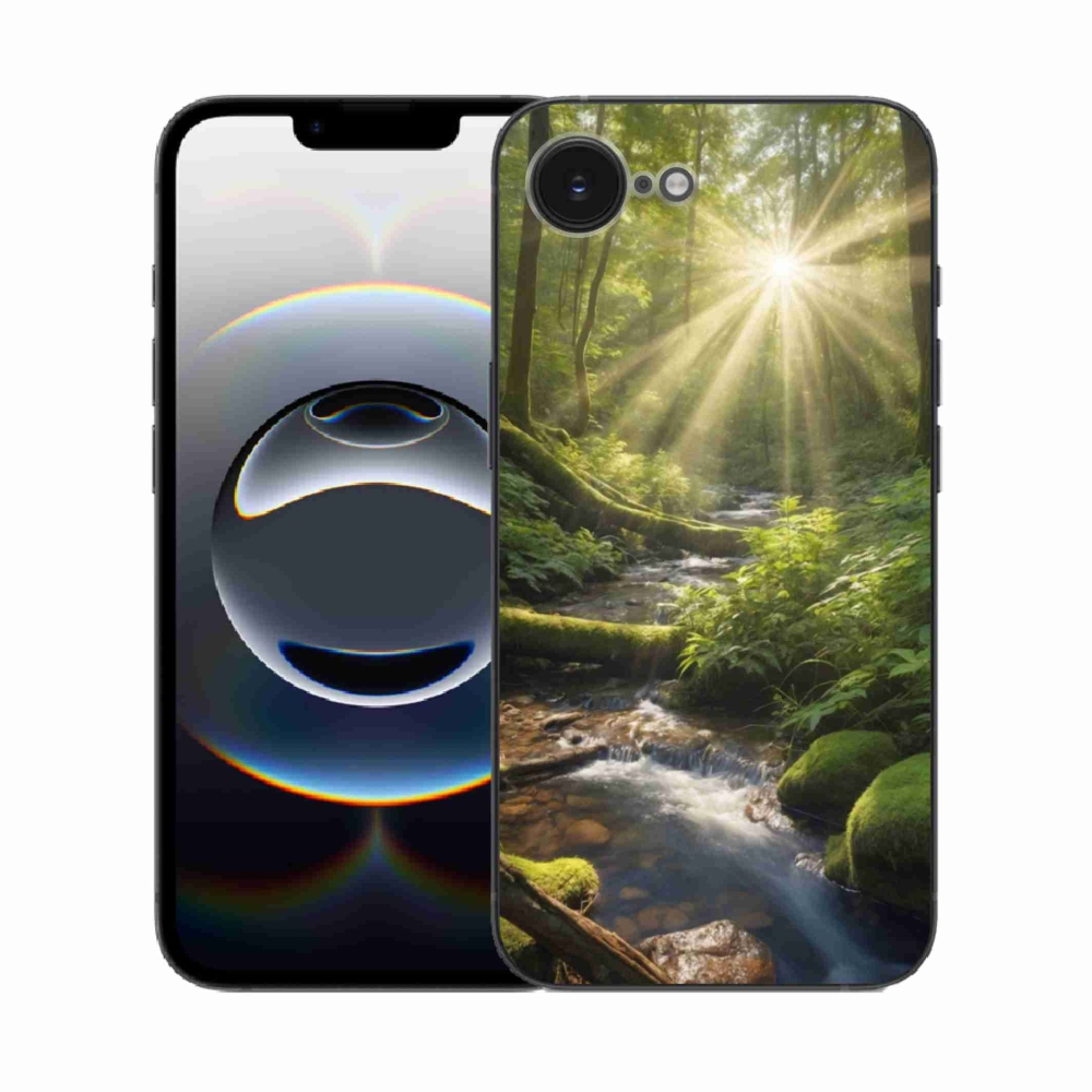 Gélový kryt mmCase na iPhone 16e - hlbina lesa