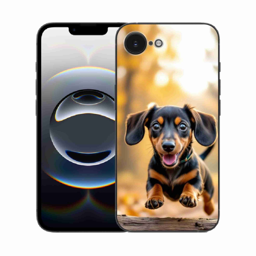 Gélový kryt mmCase na iPhone 16e - jazvečík 2