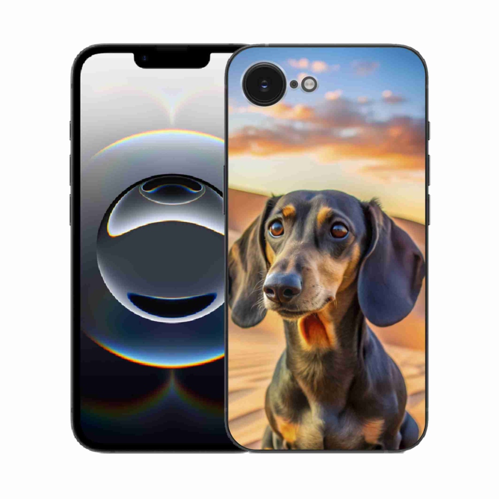 Gélový kryt mmCase na iPhone 16e - jazvečík 3