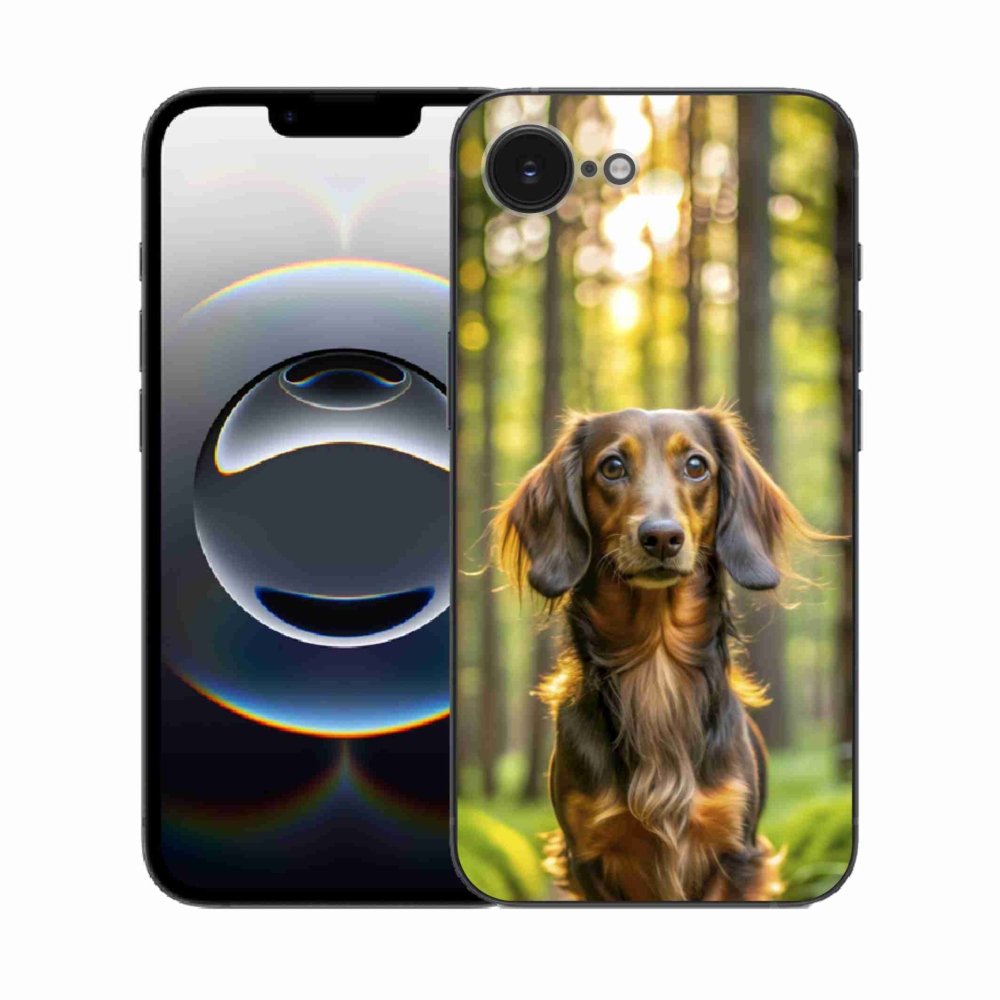 Gélový kryt mmCase na iPhone 16e - jazvečík 4