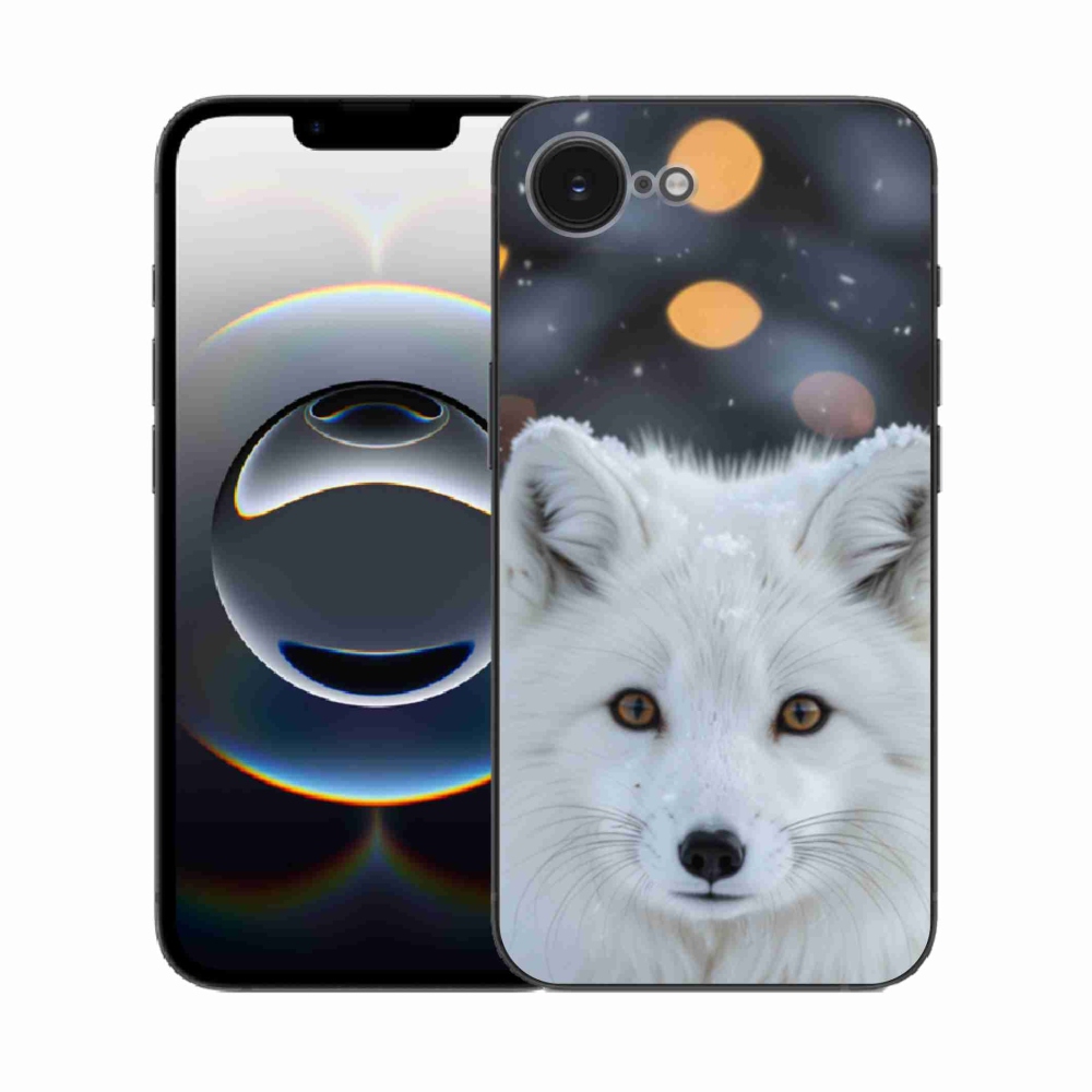 Gélový kryt mmCase na iPhone 16e - líška polárna