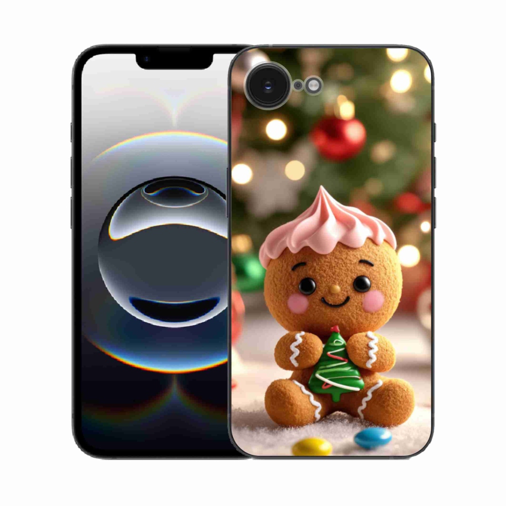 Gélový kryt mmCase na iPhone 16e - perníček