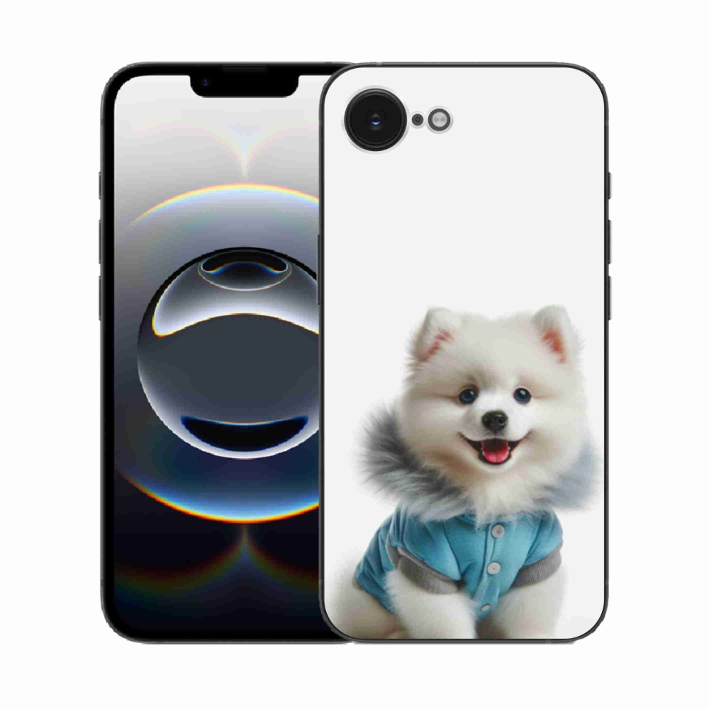 Gélový kryt mmCase na iPhone 16e - pomeranian