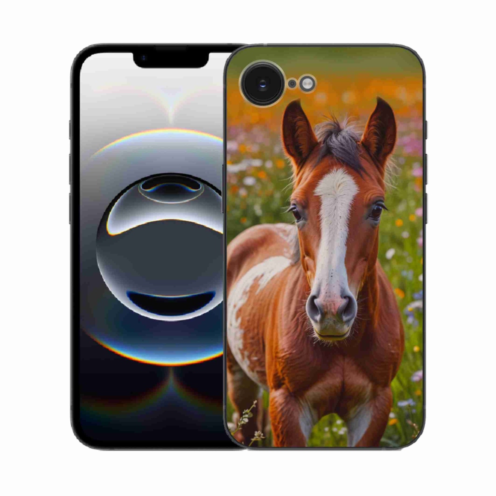 Gélový kryt mmCase na iPhone 16e - roztomilé žriebä