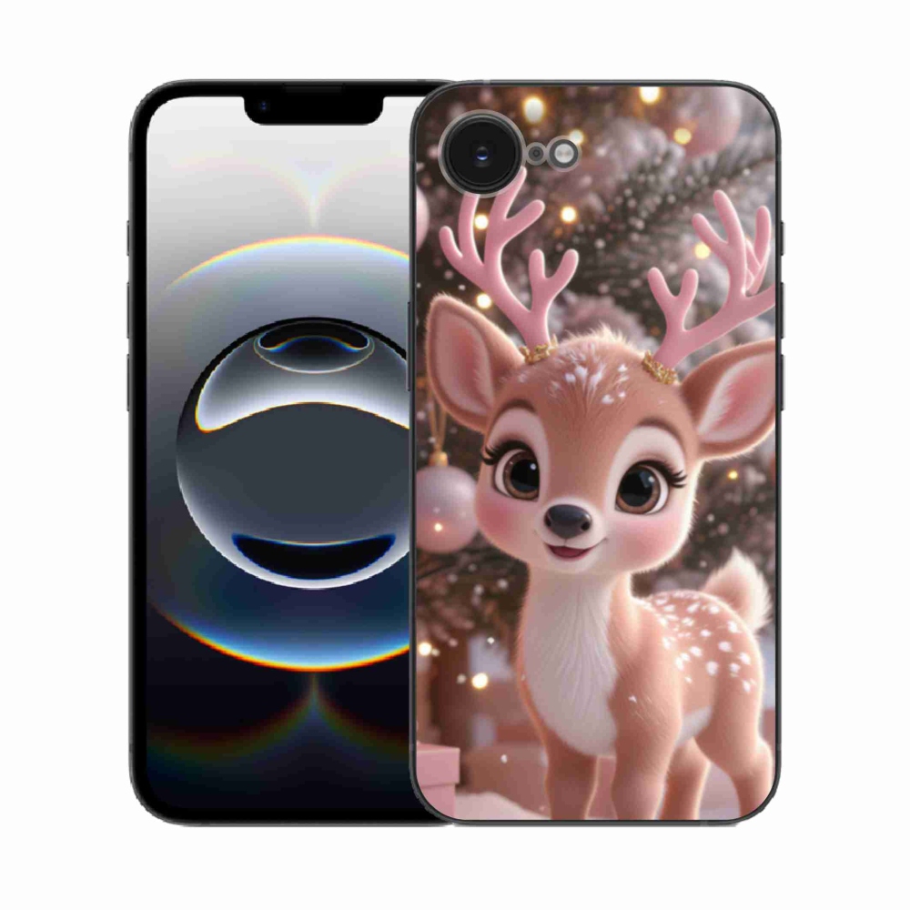 Gélový kryt mmCase na iPhone 16e - roztomilý sob