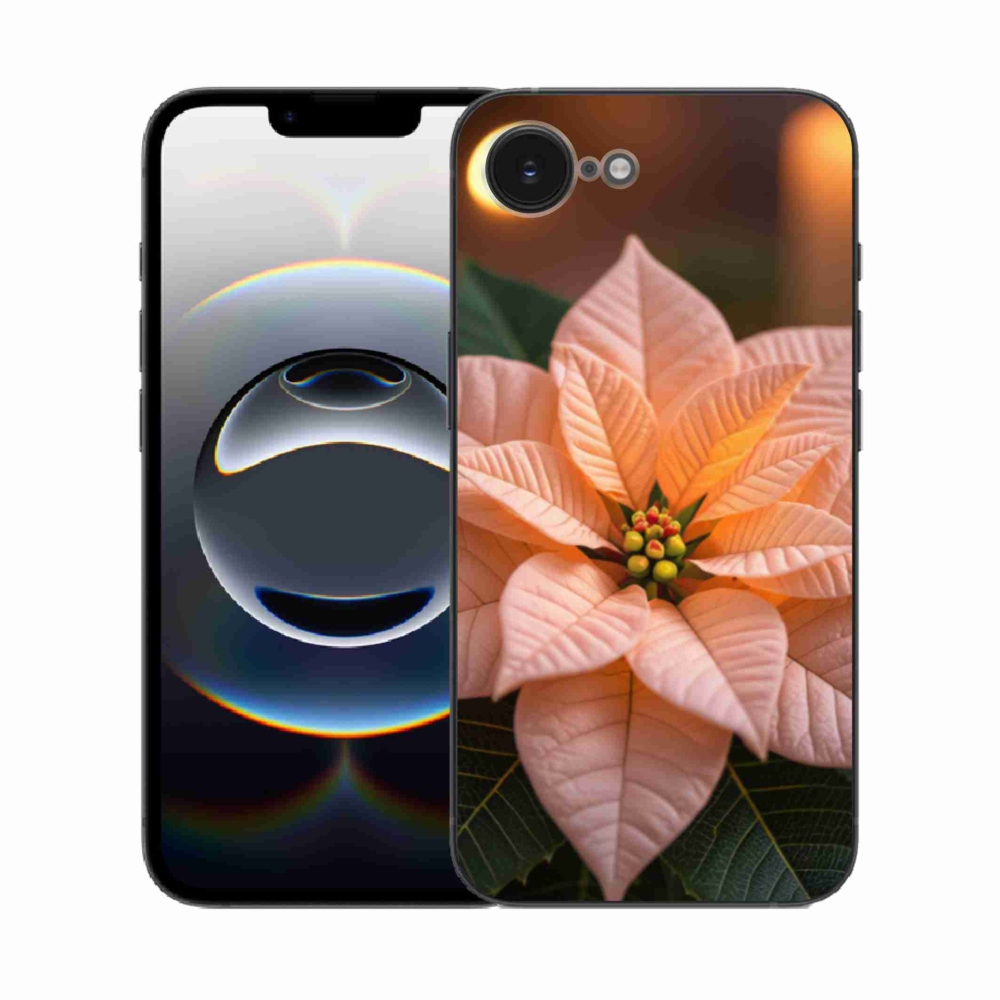 Gélový kryt mmCase na iPhone 16e - vianočná hviezda