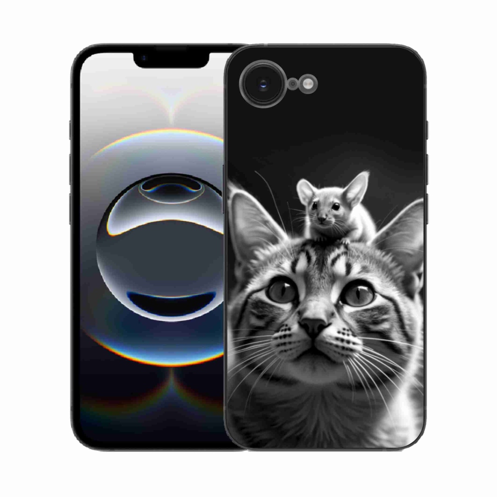 Gélový kryt mmCase na iPhone 16e - zvieracie priateľstvo 2