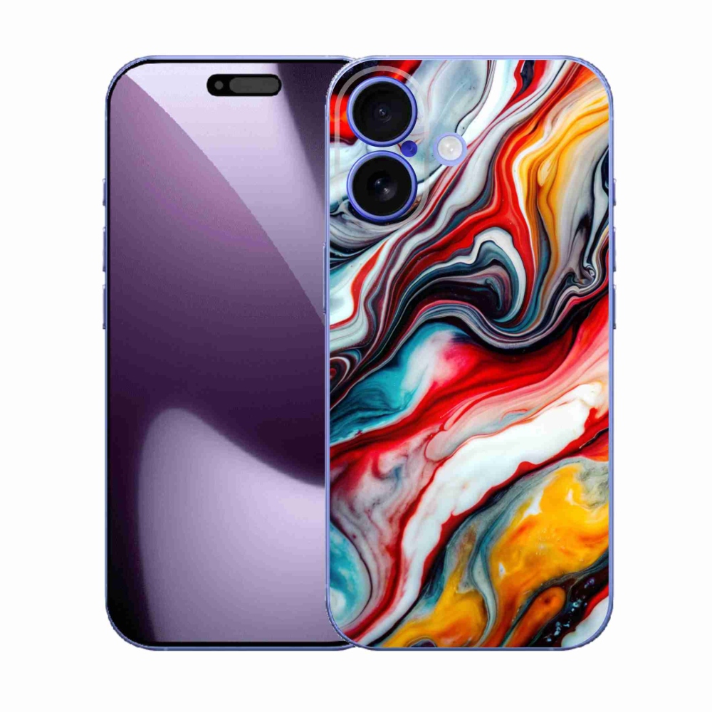 Gélový kryt mmCase na iPhone 17 - abstraktný motív 35