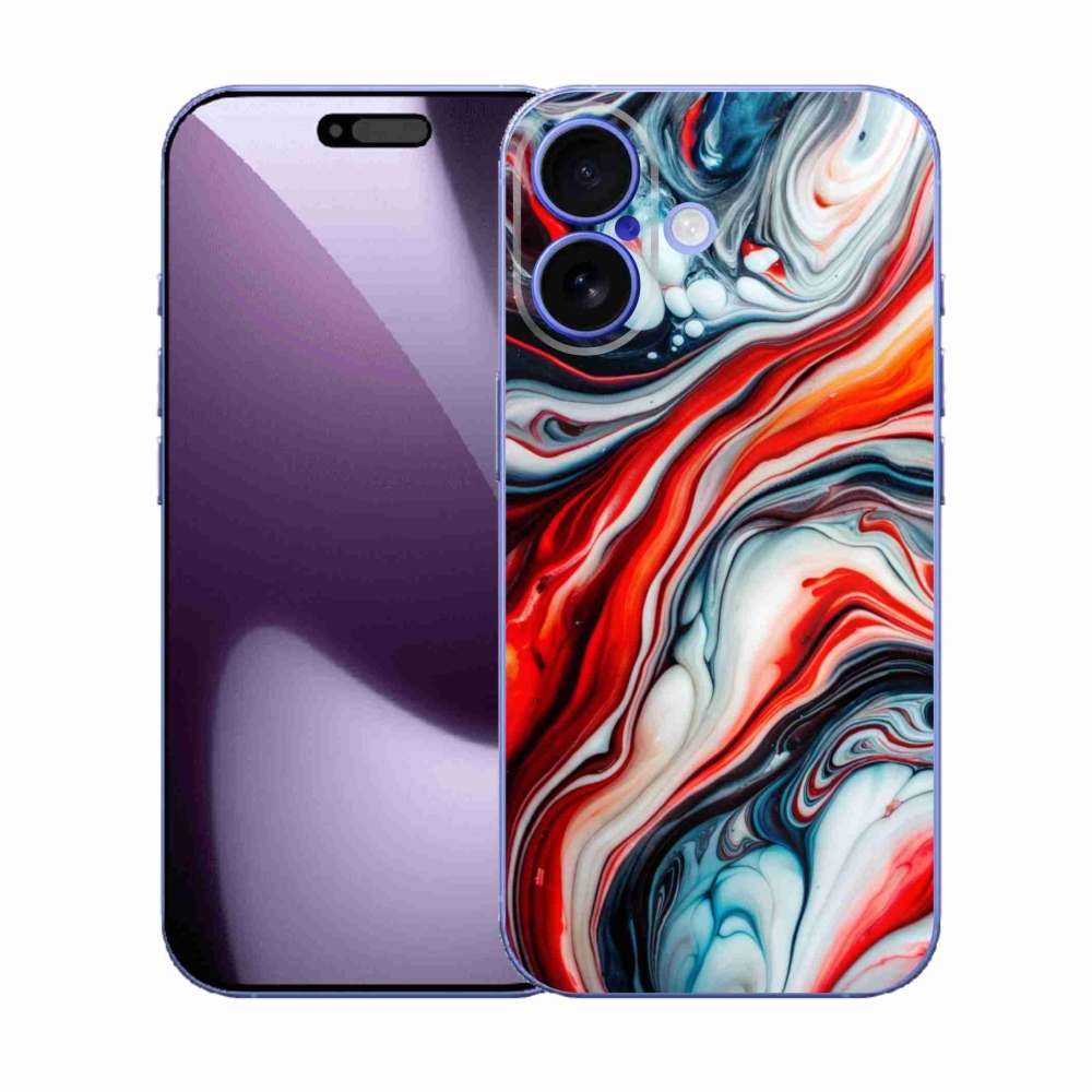 Gélový kryt mmCase na iPhone 17 - abstraktný motív 63