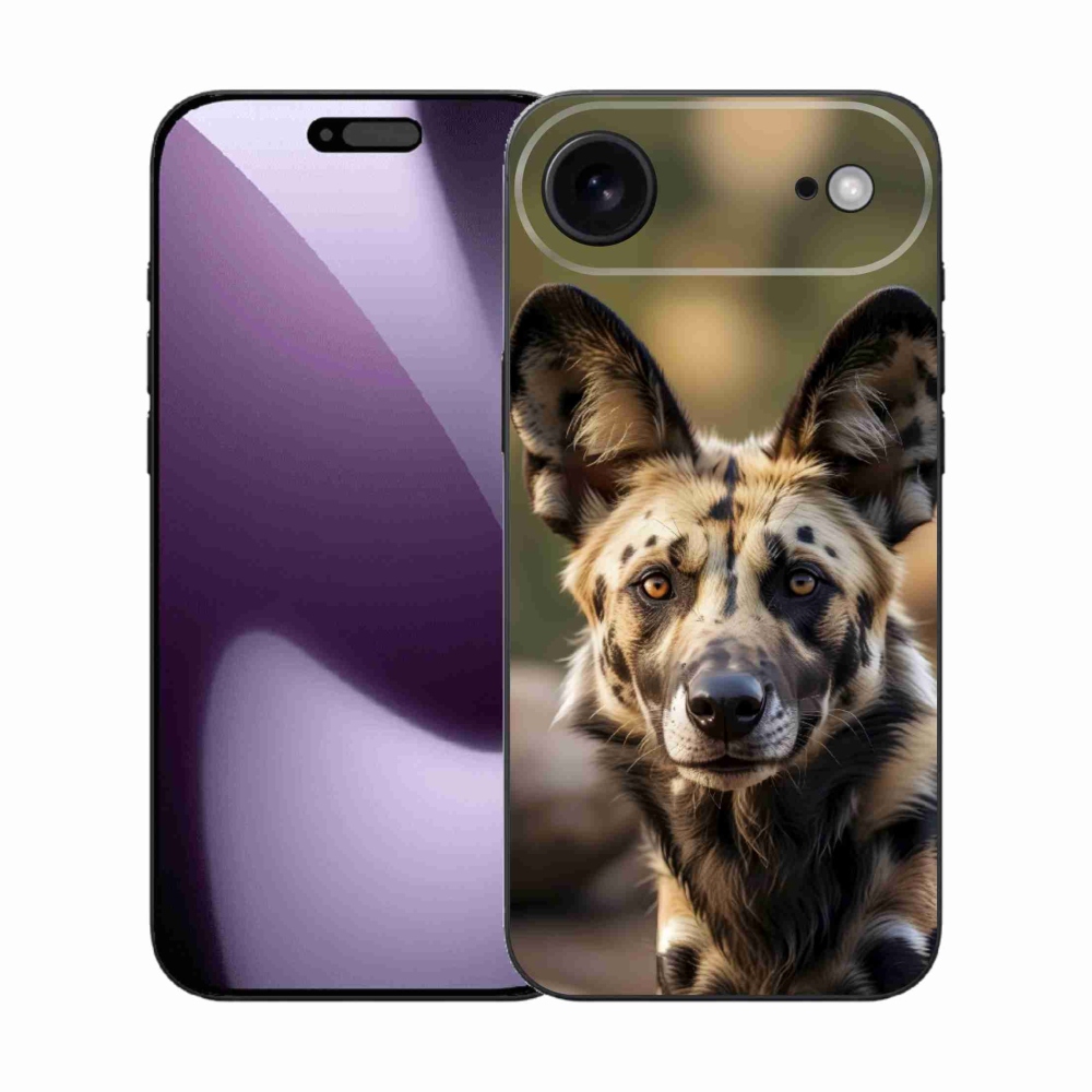 Gélový kryt mmCase na iPhone 17 Air - africký divoký pes