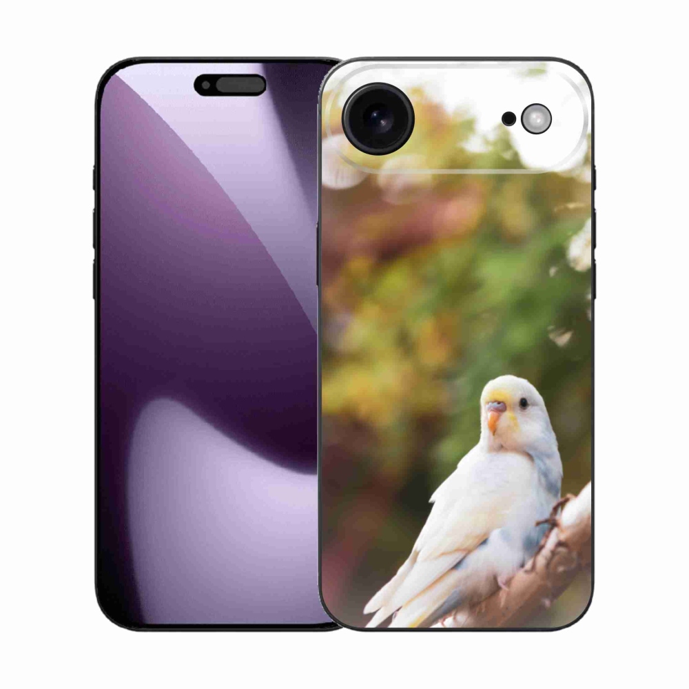 Gélový kryt mmCase na iPhone 17 Air - andulka biela