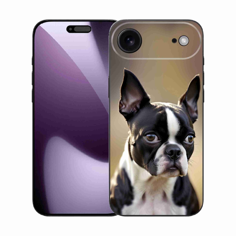 Gélový kryt mmCase na iPhone 17 Air - bostonský teriér