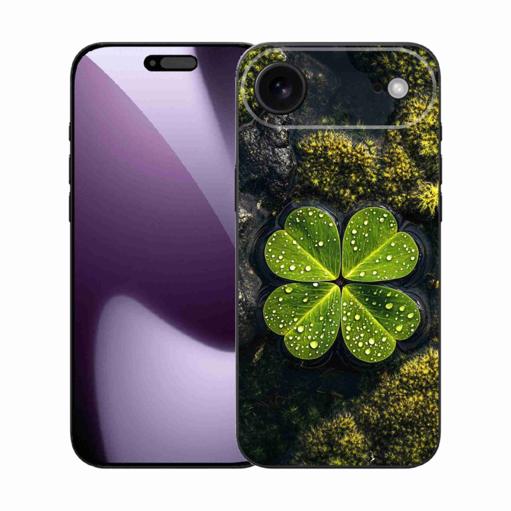 Gélový kryt mmCase na iPhone 17 Air - štvorlístok