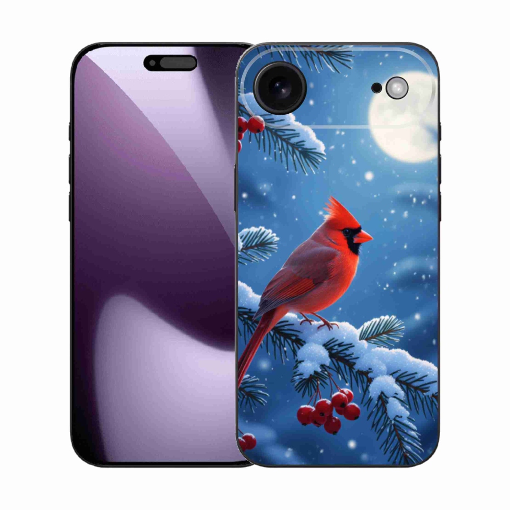 Gélový kryt mmCase na iPhone 17 Air - kardinál červený
