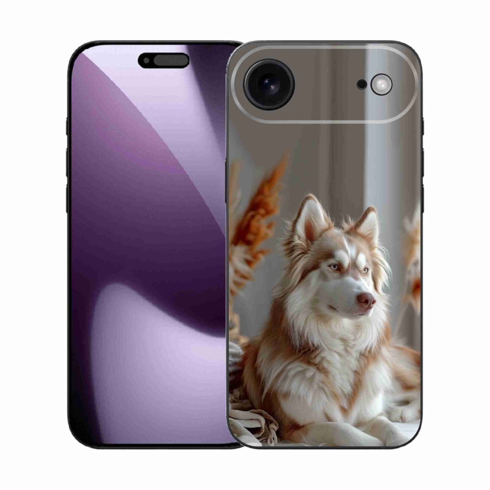 Gélový kryt mmCase na iPhone 17 Air - pokojný sibírsky husky