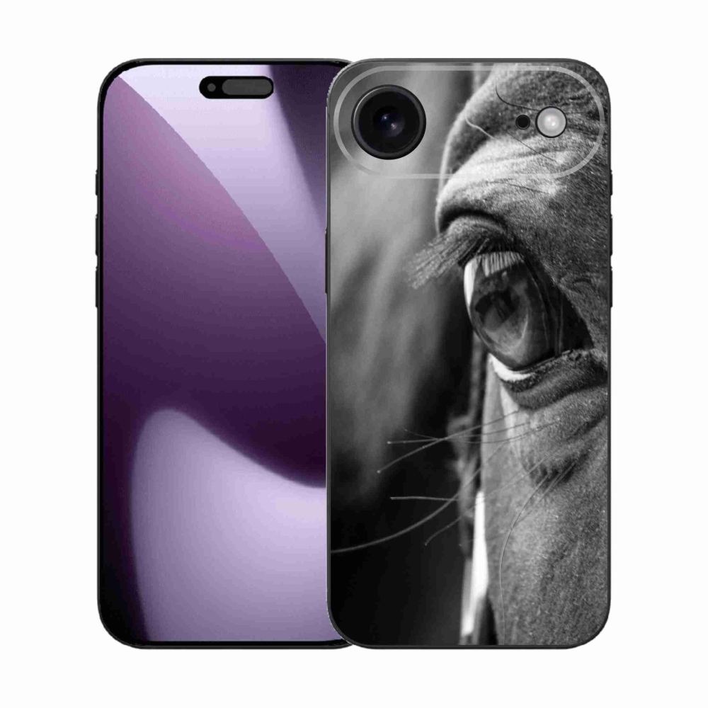 Gélový kryt mmCase na iPhone 17 Air - konský pohľad