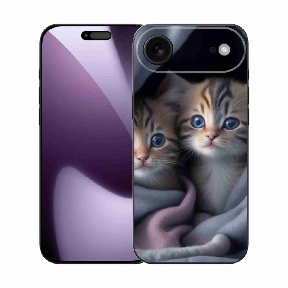 Gélový kryt mmCase na iPhone 17 Air - mačacie duo 2