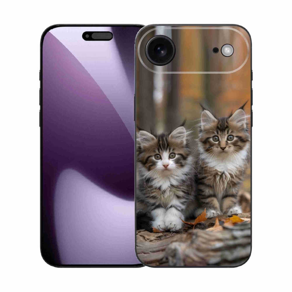 Gélový kryt mmCase na iPhone 17 Air - mačacie duo 3