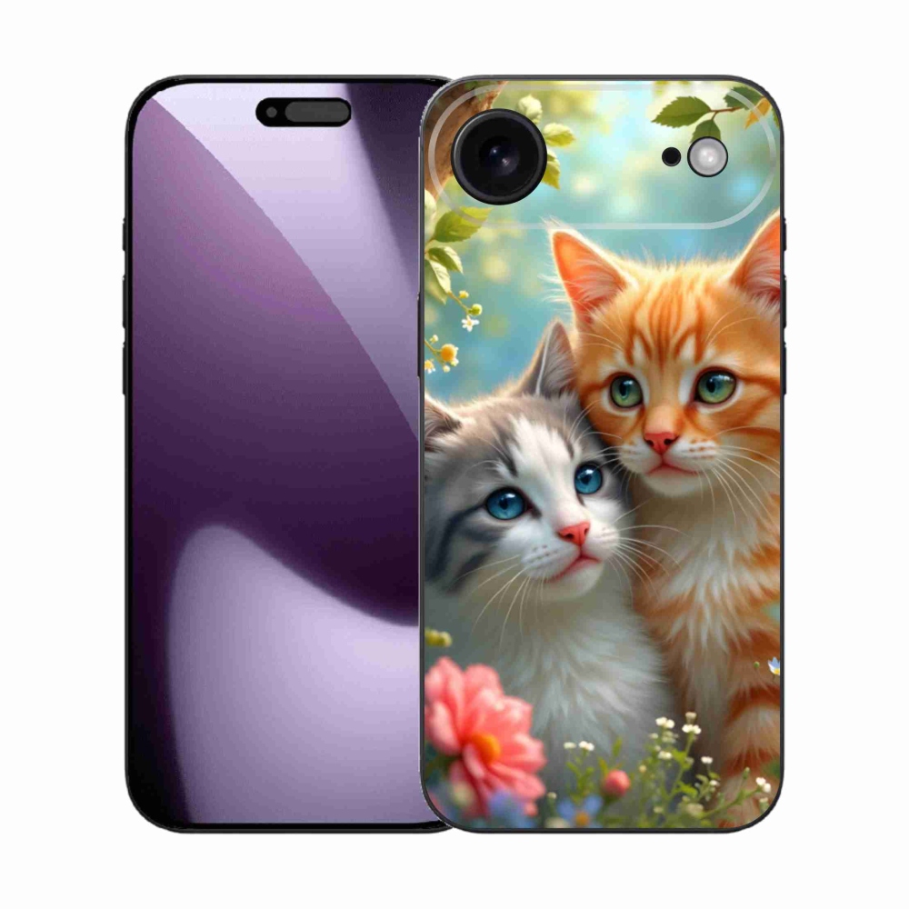 Gélový kryt mmCase na iPhone 17 Air - mačacia láska 2