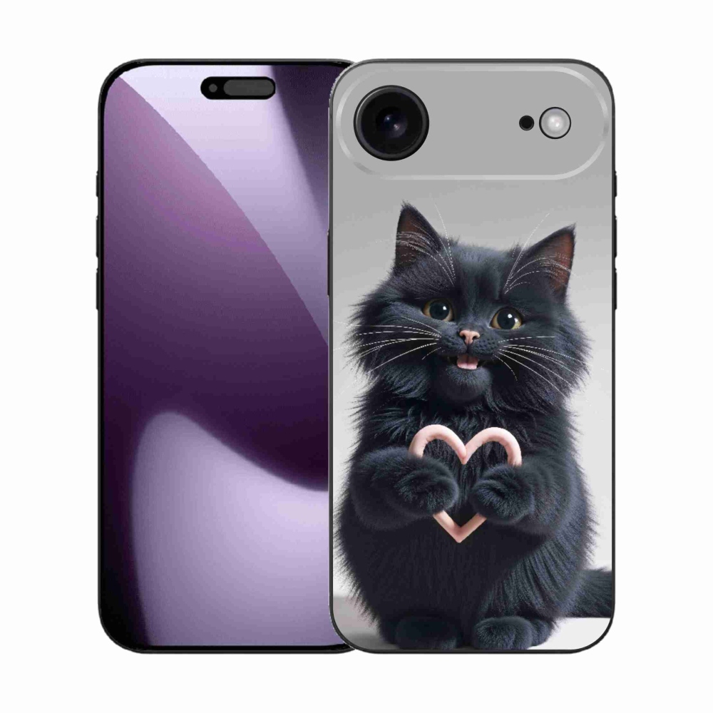 Gélový kryt mmCase na iPhone 17 Air - mačacia láska 3