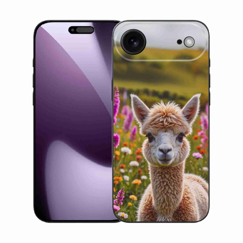 Gélový kryt mmCase na iPhone 17 Air - lama na lúke