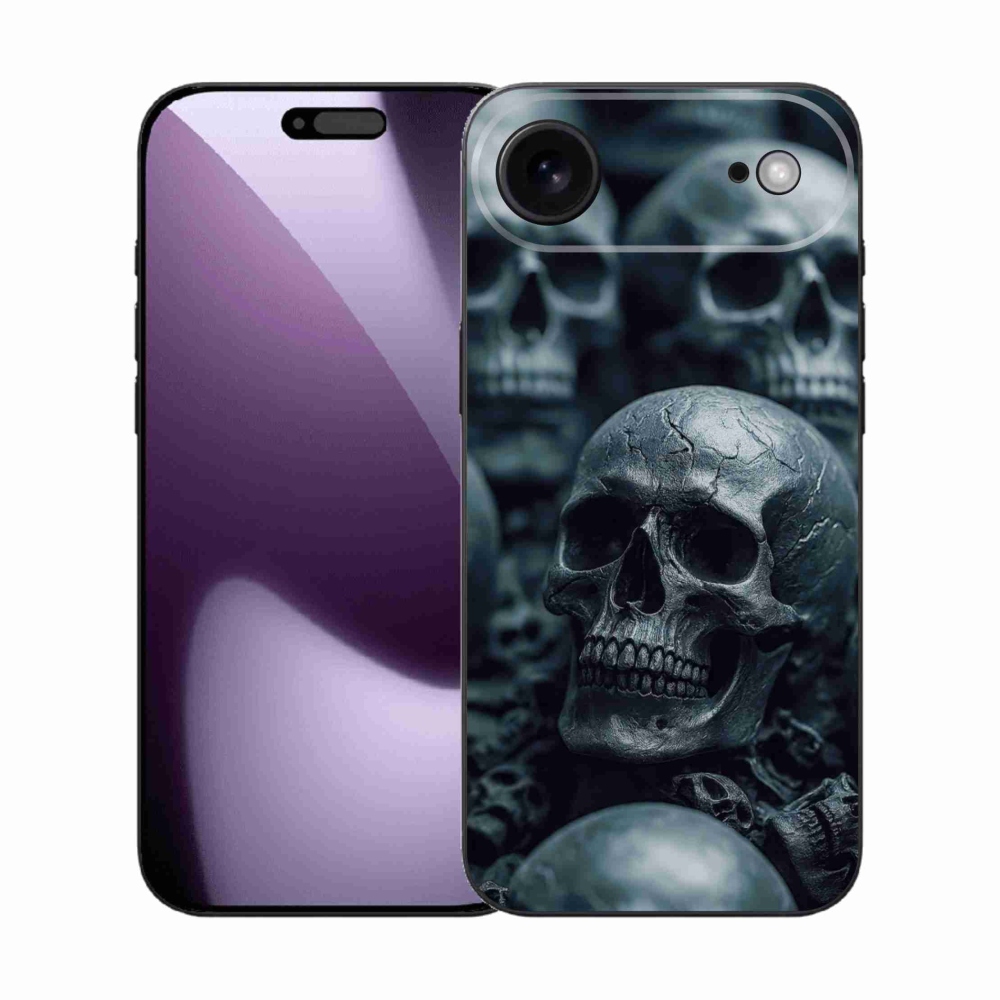 Gélový kryt mmCase na iPhone 17 Air - lebka 2