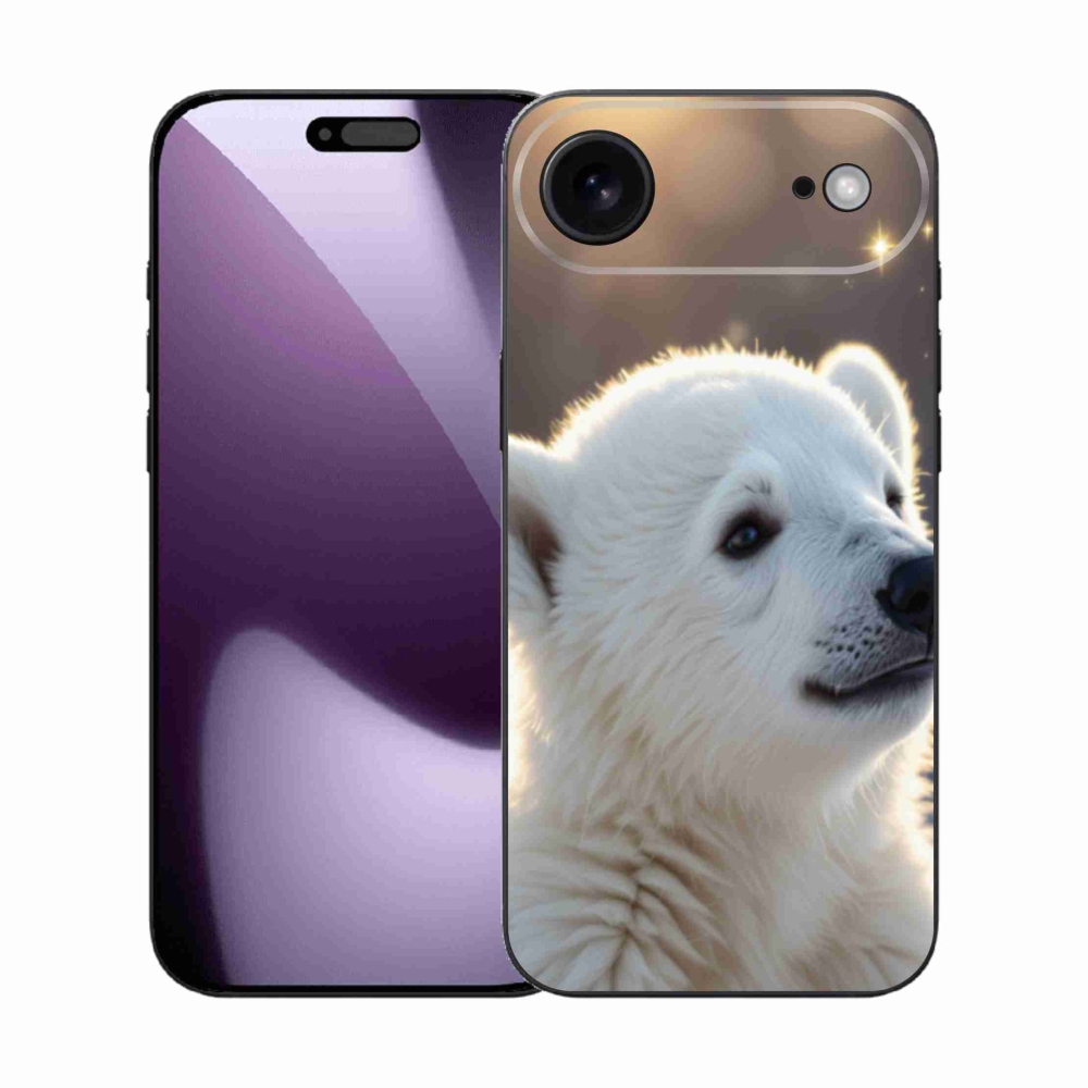 Gélový kryt mmCase na iPhone 17 Air - ľadový medveď