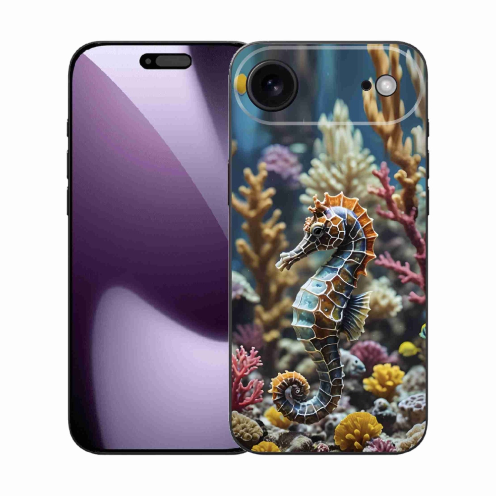 Gélový kryt mmCase na iPhone 17 Air - morský koník 2