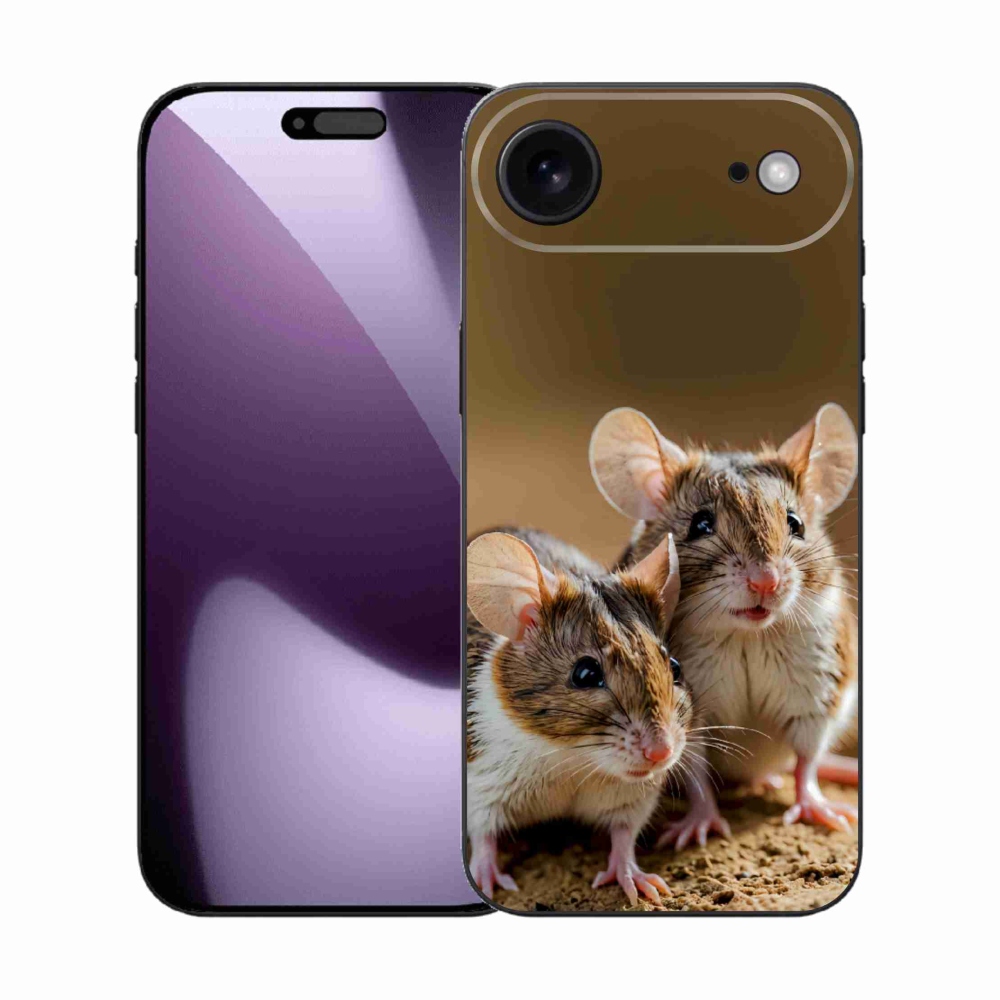 Gélový kryt mmCase na iPhone 17 Air - myší duo