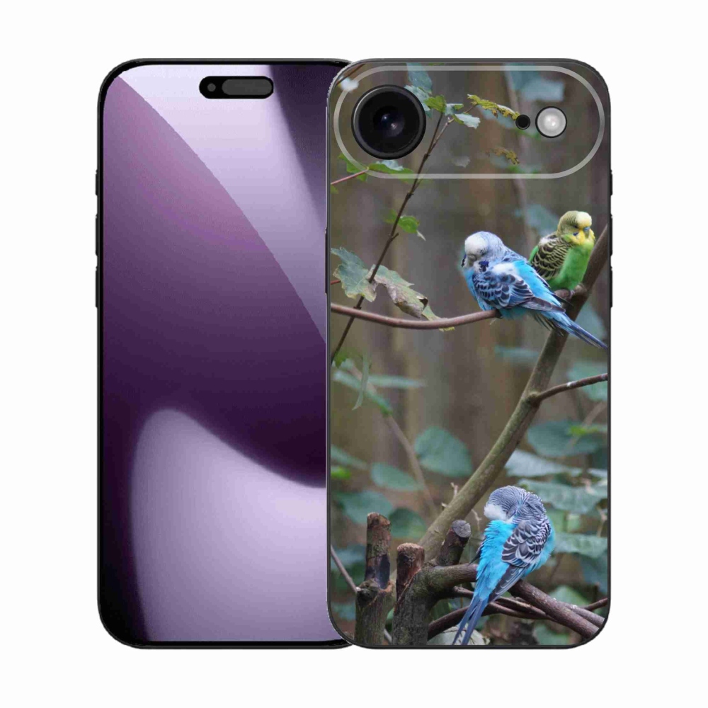 Gélový kryt mmCase na iPhone 17 Air - papagáje na vetve