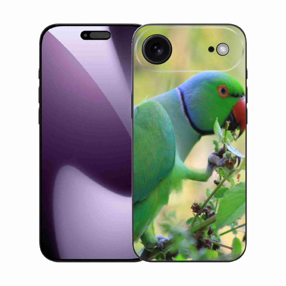 Gélový kryt mmCase na iPhone 17 Air - papagáj alexander
