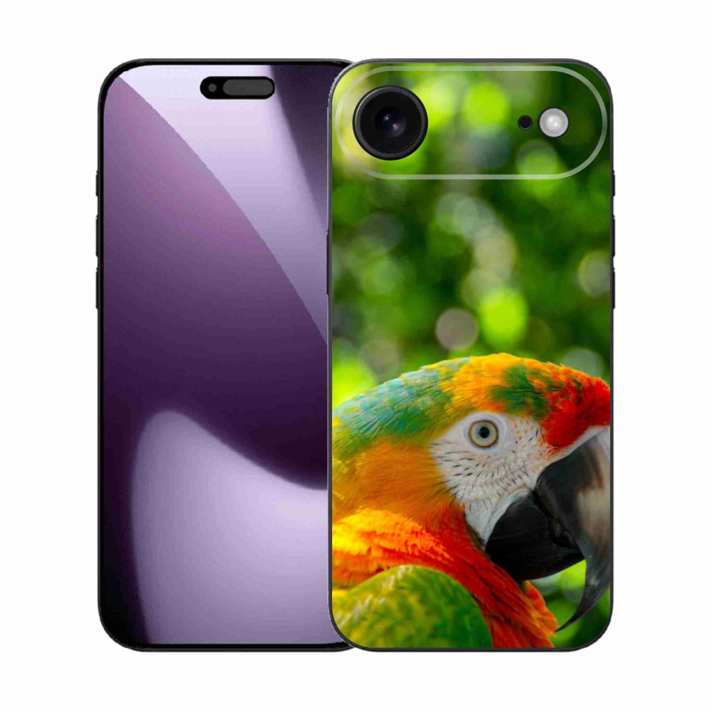Gélový kryt mmCase na iPhone 17 Air - papagáj ara 3