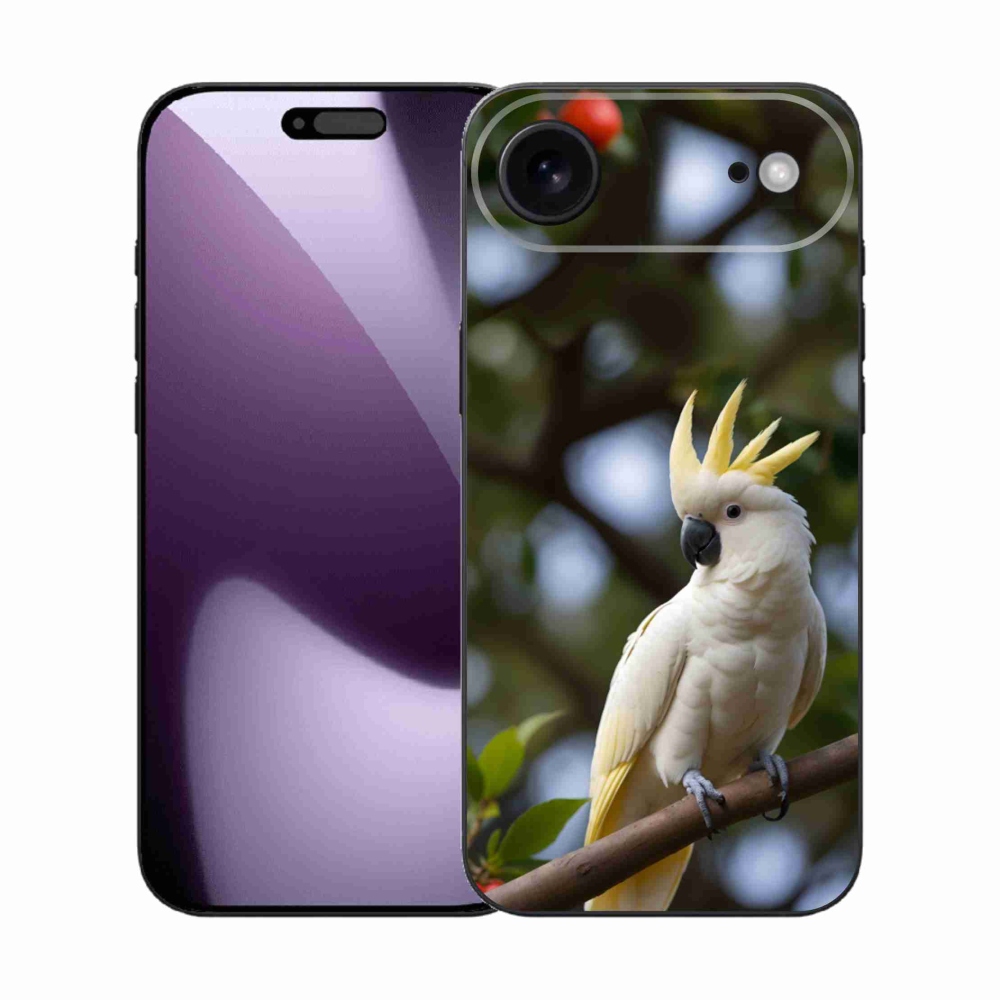 Gélový kryt mmCase na iPhone 17 Air - papagáj kakadu 3