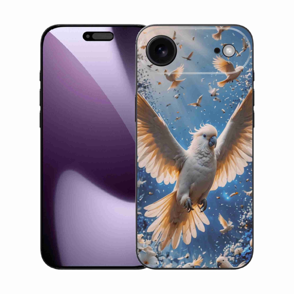 Gélový kryt mmCase na iPhone 17 Air - papagáj kakadu