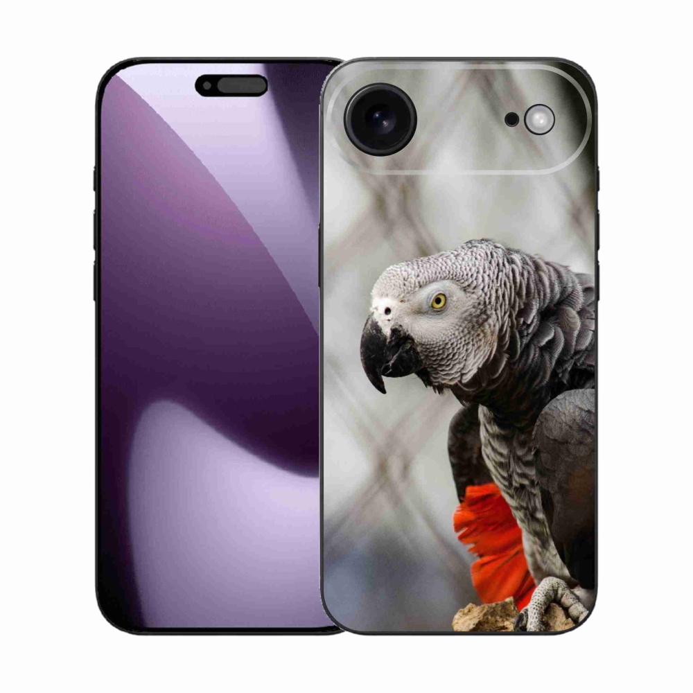 Gélový kryt mmCase na iPhone 17 Air - papagáj žako 3