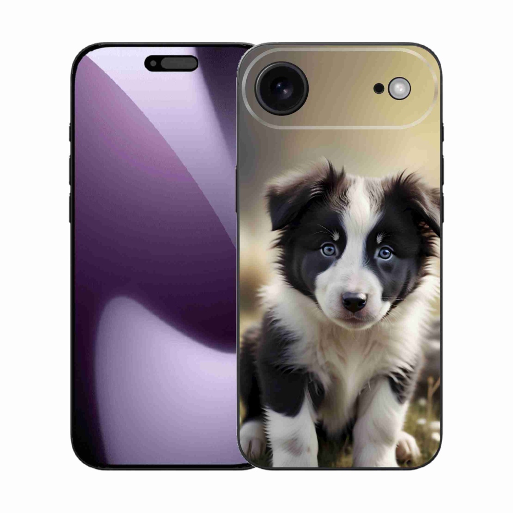 Gélový kryt mmCase na iPhone 17 Air - roztomilá border kólia