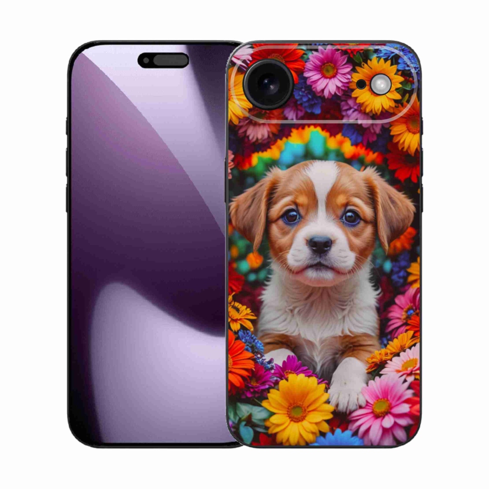 Gélový kryt mmCase na iPhone 17 Air - roztomilé šteňa