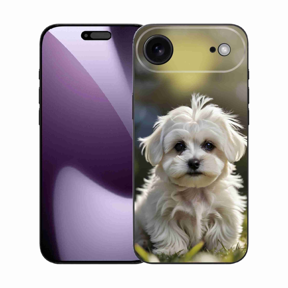 Gélový kryt mmCase na iPhone 17 Air - roztomilý maltézsky psík