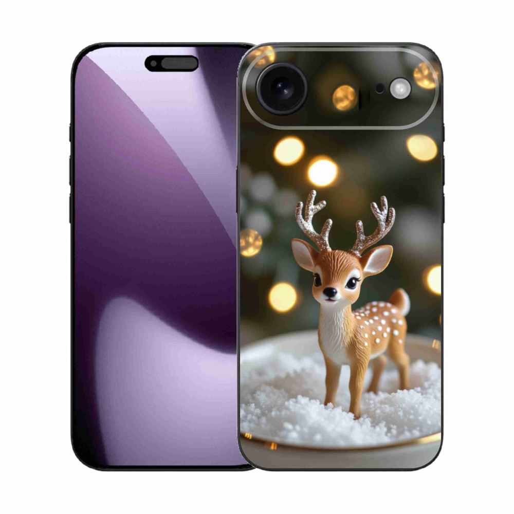 Gélový kryt mmCase na iPhone 17 Air - roztomilý vianočný jeleň