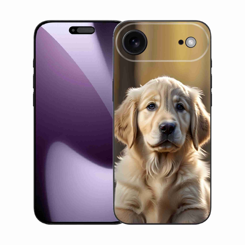 Gélový kryt mmCase na iPhone 17 Air - roztomilý zlatý retriever