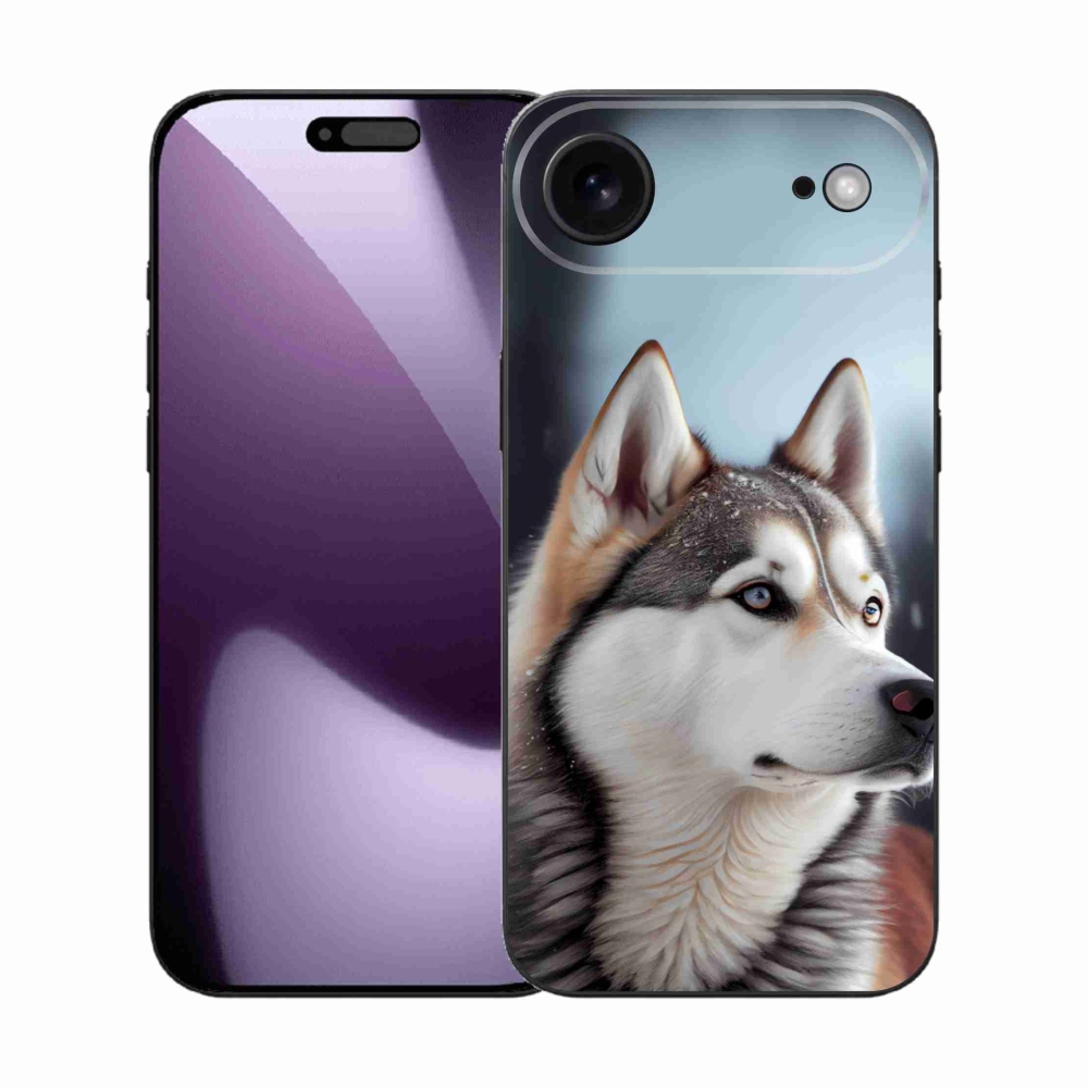 Gélový kryt mmCase na iPhone 17 Air - sibírsky husky