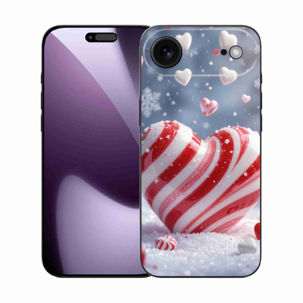 Gélový kryt mmCase na iPhone 17 Air - sladké srdce