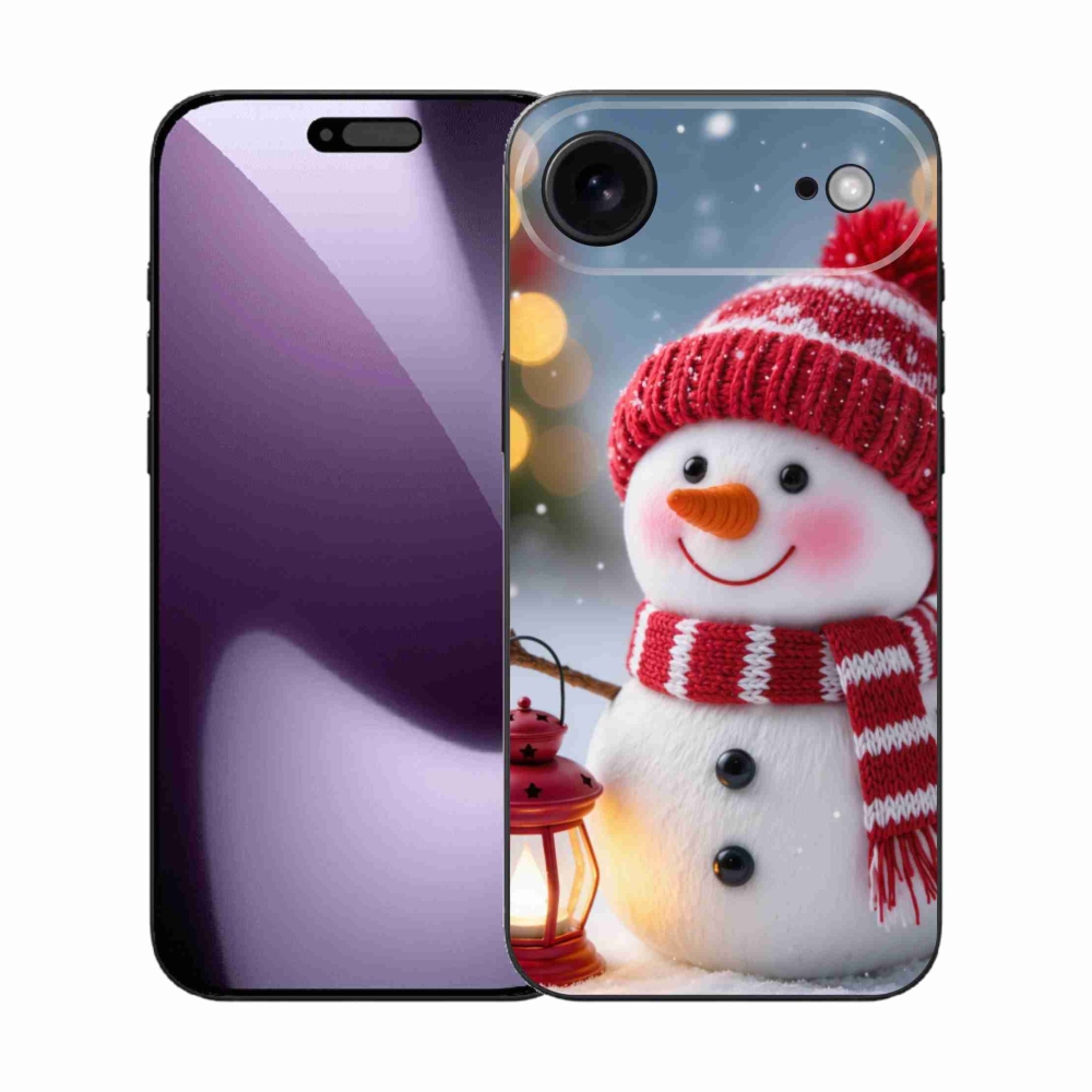 Gélový kryt mmCase na iPhone 17 Air - snehuliak 2