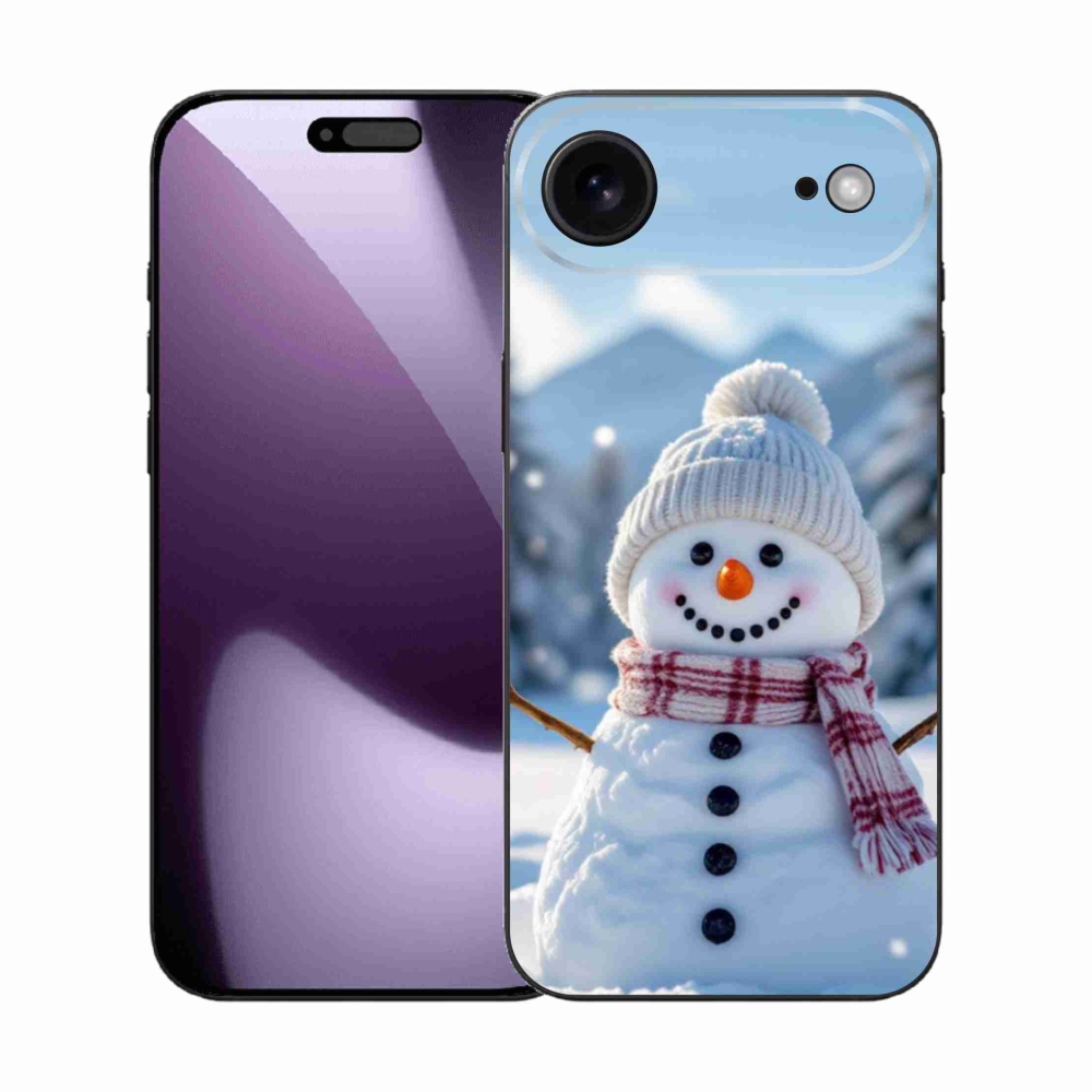 Gélový kryt mmCase na iPhone 17 Air - snehuliak 3