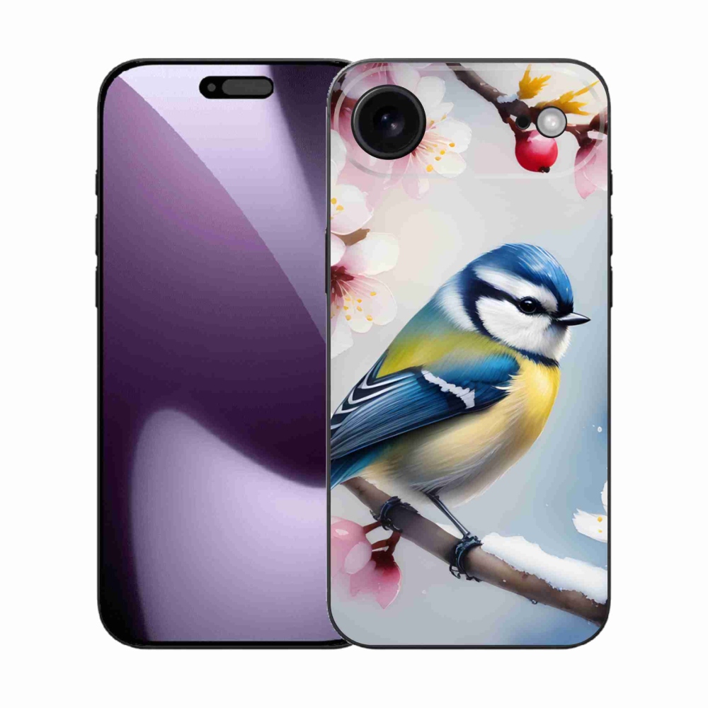 Gélový kryt mmCase na iPhone 17 Air - sýkorka