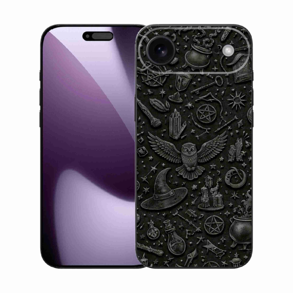 Gélový kryt mmCase na iPhone 17 Air - tmavý magický svet